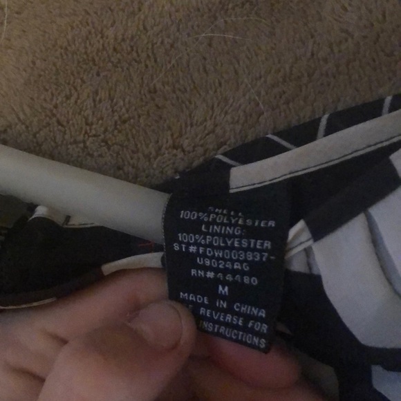 Long sleeve chevron dress - Picture 2 of 2